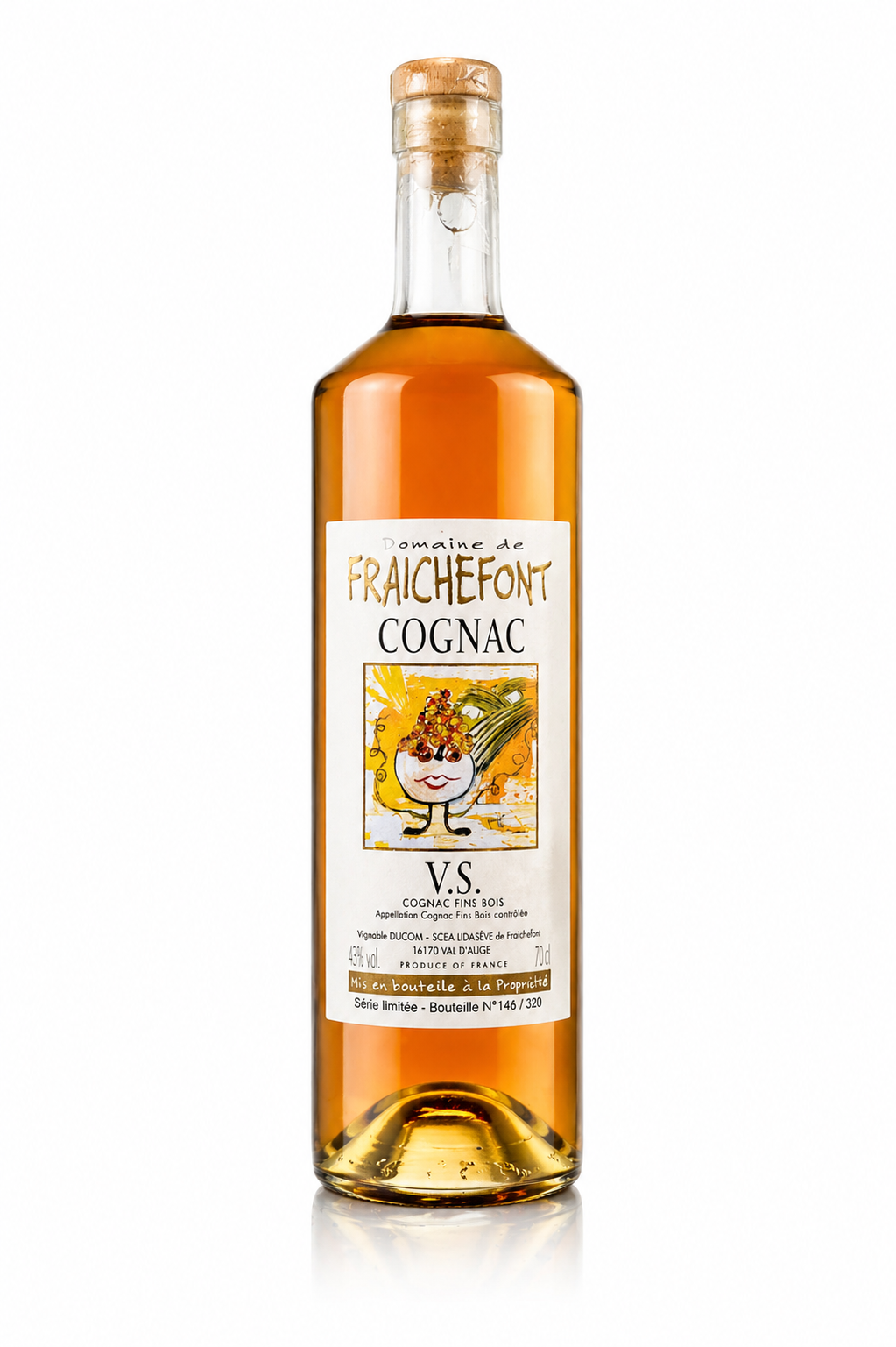Cognac Fraichefont VS Fins Bois — La Halte Rouillacaise