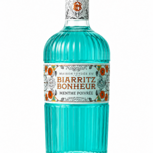 BIARRITZ BONHEUR Liqueur Basque à la Menthe Poivrée 70 cl